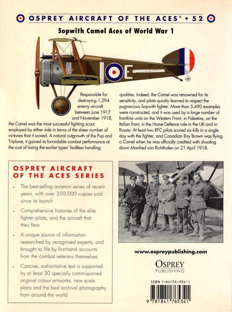 Osprey AC of Aces 52-Sopwith Camel Aces of WWIの画像2