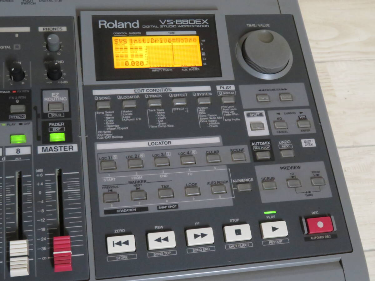 Roland VS-880EX ローランド デジタル マルチトラックレコーダー 電源コード付き の画像4