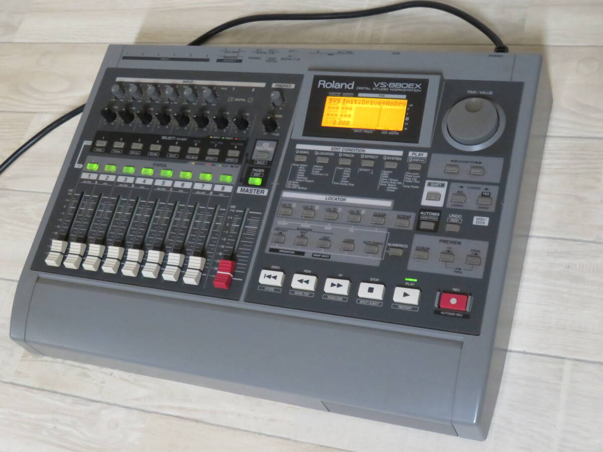 Roland VS-880EX ローランド デジタル マルチトラックレコーダー 電源コード付き の画像6