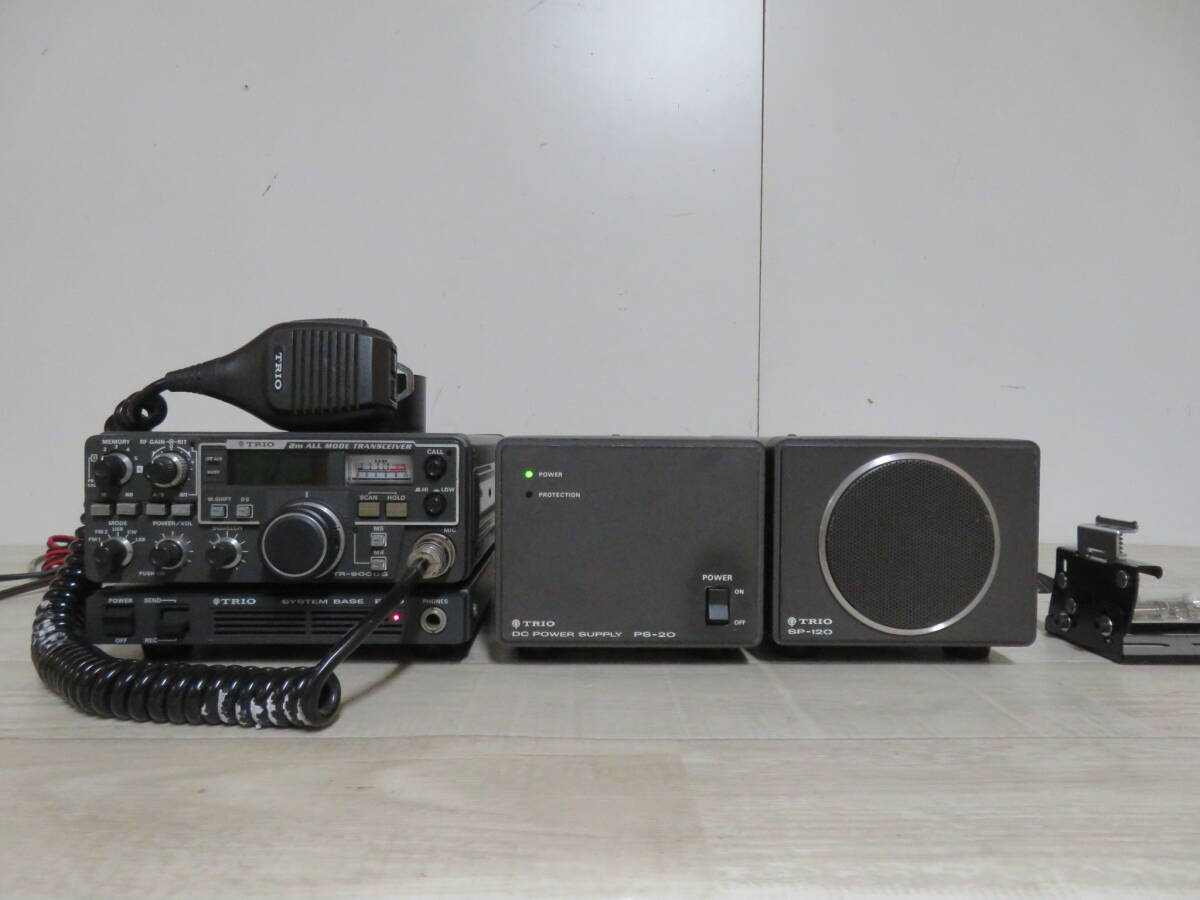 美品! TRIO トリオ TR-9000G BO-9 SP-120 PS-20 セット ＋ ダイナミックマイク/付属品付き 室内保管品 非喫煙環境です 追加画像有り の画像2