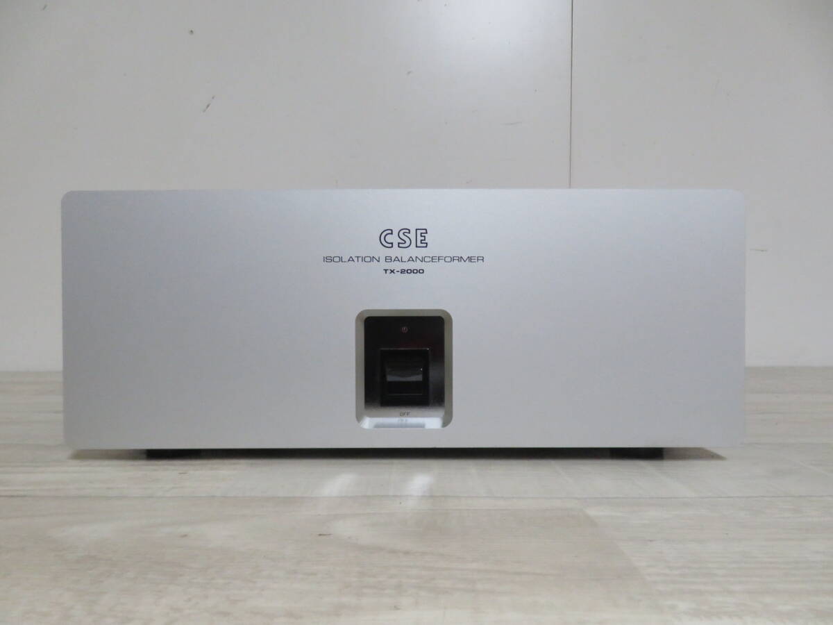 美品! CSE TX-2000 クリーン電源 アイソレーションレギュレーター 電源ケーブル欠品 非喫煙環境です 追加画像有り 