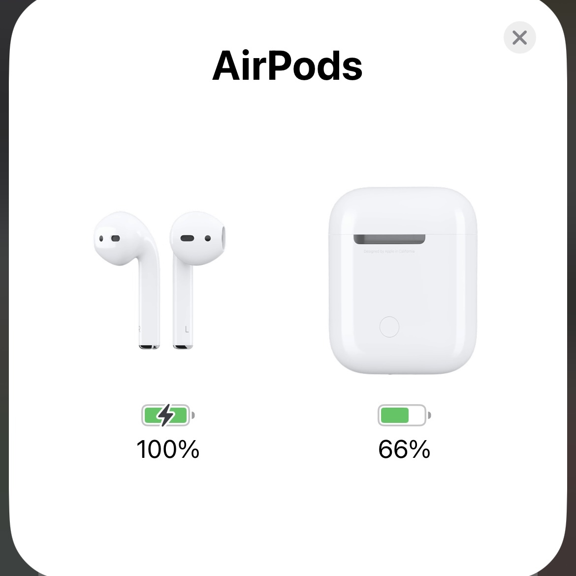 【AirPods/エアポッズ】MMEF2J/A Model A1523 第1世代 ワイヤレスイヤホン 通電〇 稼働 Apple/アップル イヤホン★9309の画像8