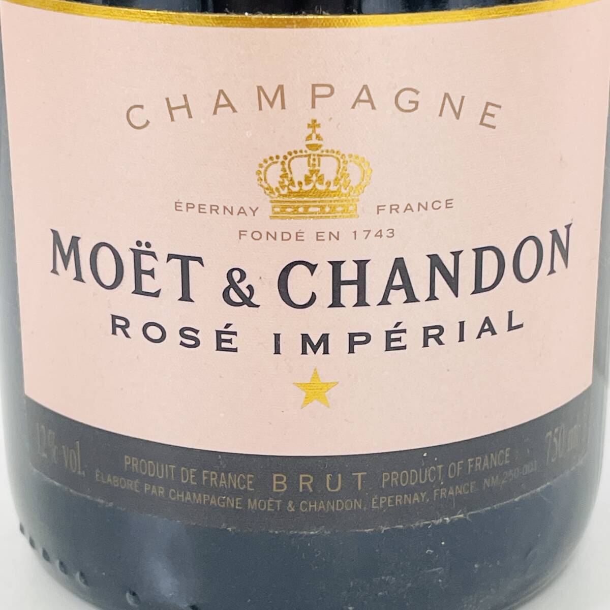 【MOET＆CHANDON/モエエシャンドン】ROSE IMPERIAL/ロゼ インペリアル 750ml 12% シャンパン 未開栓★9440の画像3