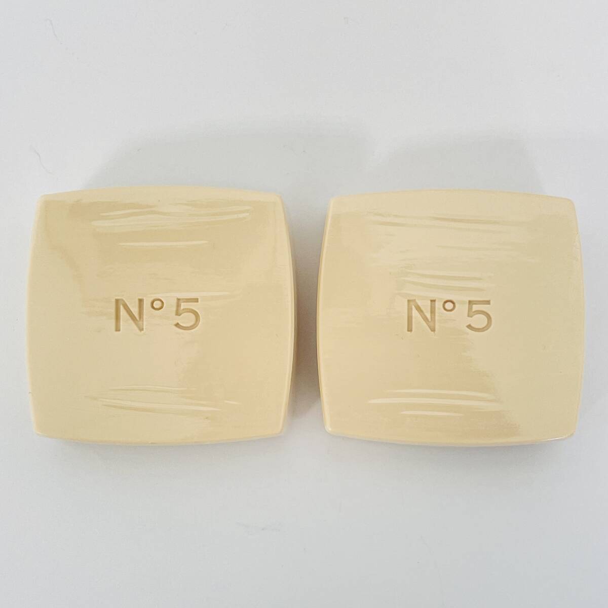 【CHANEL/シャネル】No5 サヴォン/石けん 75g 2個 No.5 香水 オードトワレ EDT セット★9494の画像2