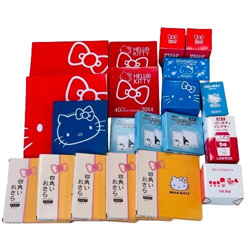 【HELLO KITTY/ハローキティ】食器おまとめ 皿/マグカップ/グラス/タンブラー ノベルティ 非売品 ★の画像1