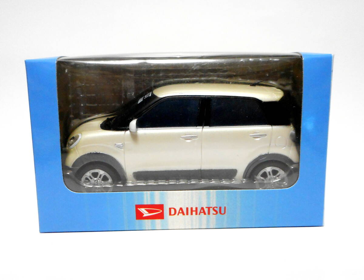 ダイハツ キャスト アクティバ プルバックカー ミニカー パールホワイト 非売品 DAIHATSU CAST ACTIVA_画像1