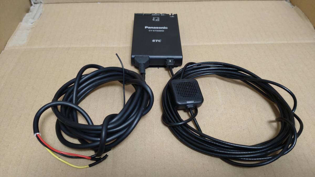 ETC Panasonic CY-ET906KD普通車設定 中古品の画像1