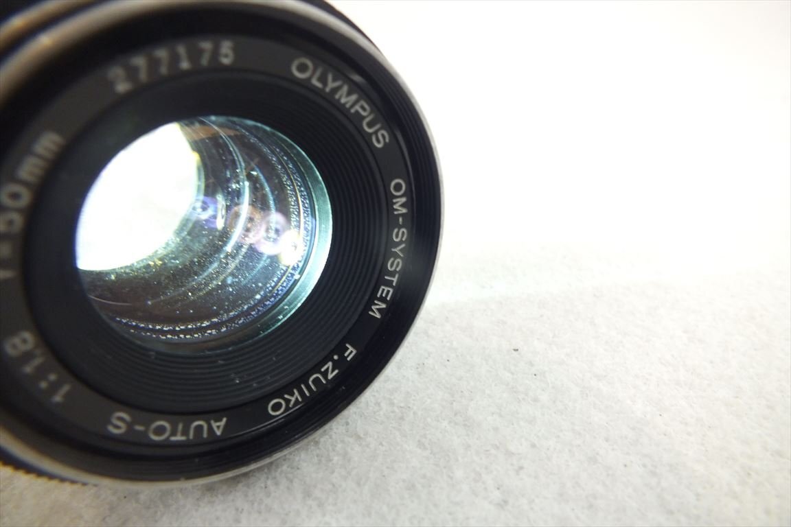 ☆ OLYMPUS オリンパス OM-1 フィルム一眼レフカメラ AUTO-S 1:1.8 50mm 現状品 中古 240407M4135の画像8