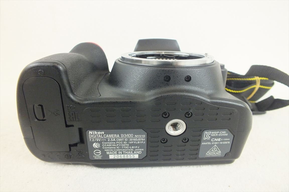 ☆ Nikon ニコン D3400 デジタル一眼レフ AF-P NIKKOR 18-55mm AF-P NIKKOR 70-300mm 動作確認済 中古 240307B9098の画像6