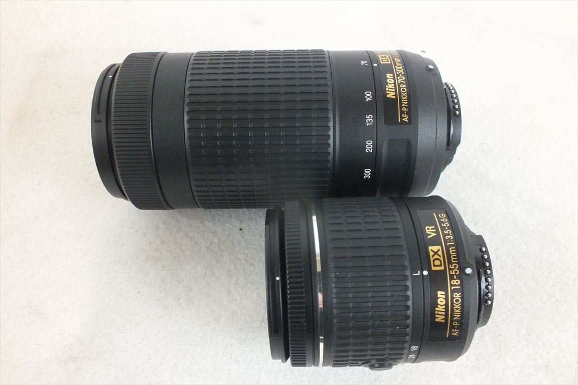 ☆ Nikon ニコン D3400 デジタル一眼レフ AF-P NIKKOR 18-55mm AF-P NIKKOR 70-300mm 動作確認済 中古 240307B9098_画像8