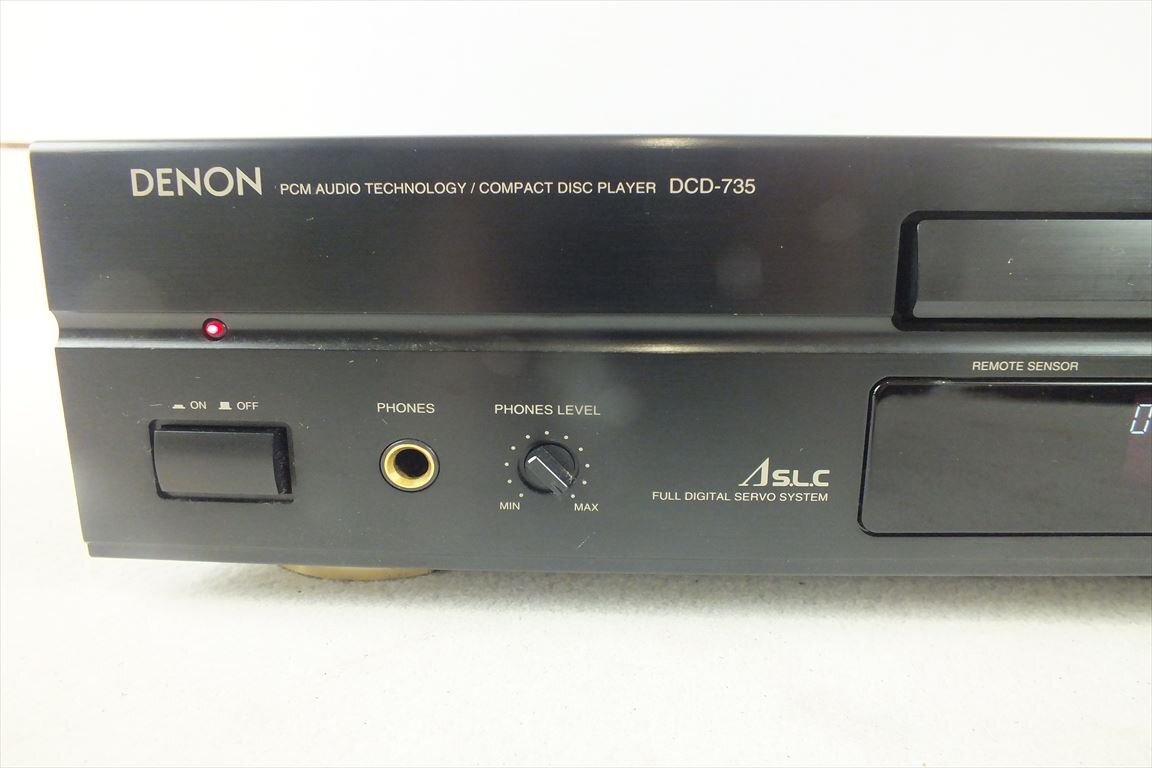 ☆ DENON デノン DCD-735 CDプレーヤー 中古 現状品 240307M4100の画像3