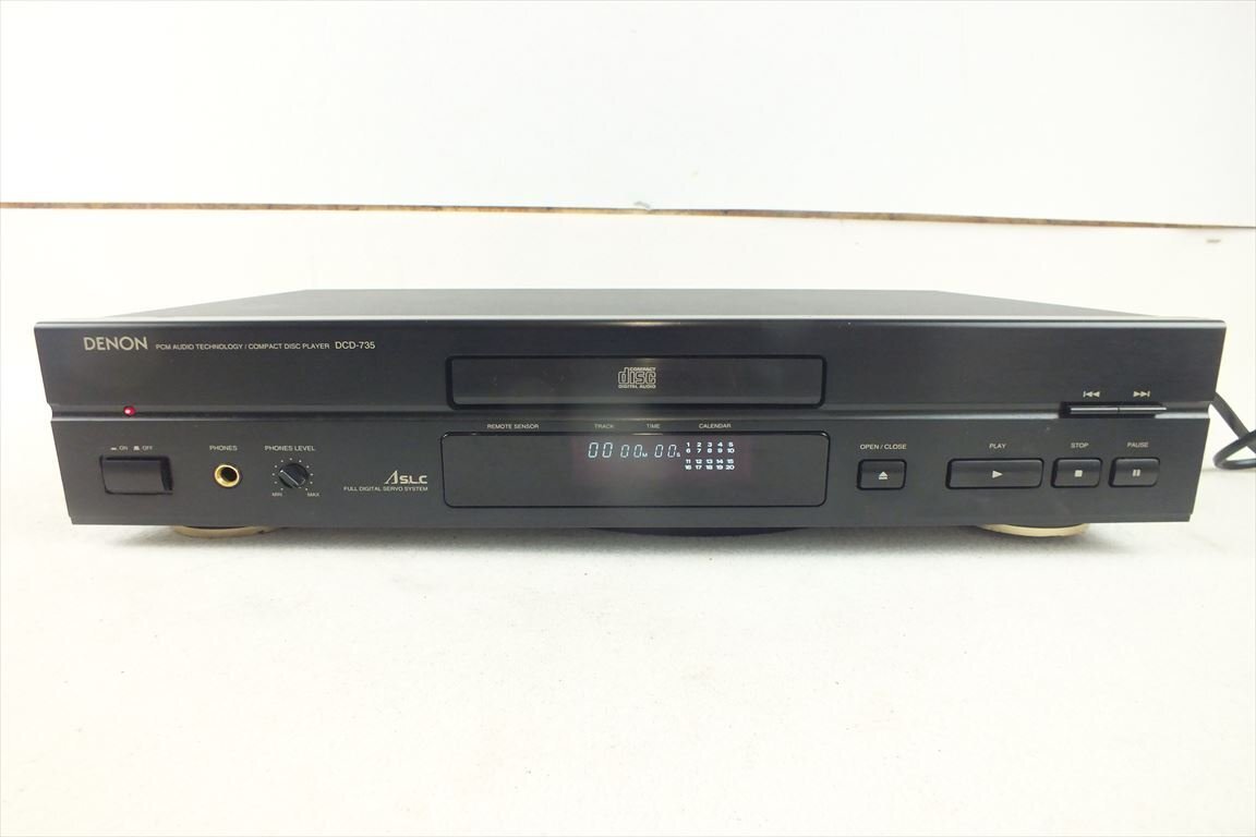 ☆ DENON デノン DCD-735 CDプレーヤー 中古 現状品 240307M4100の画像2