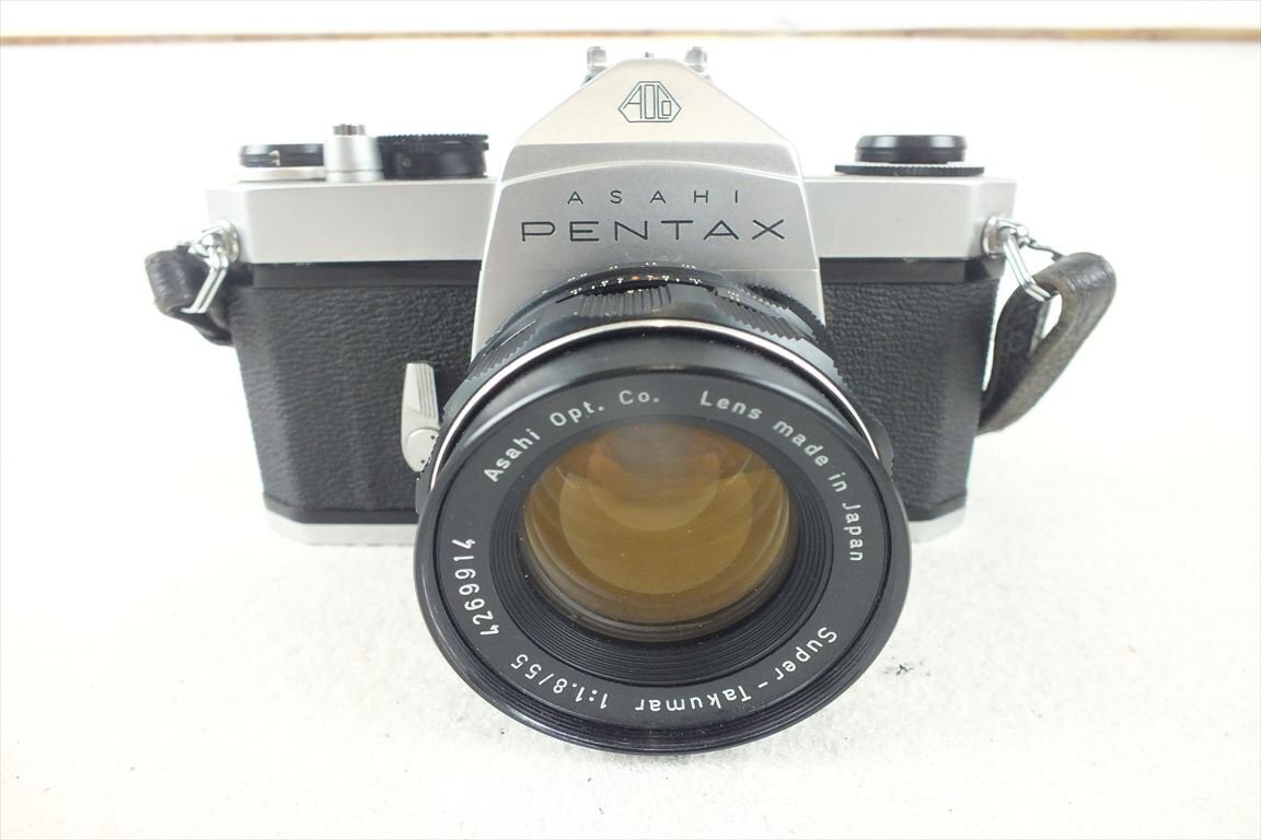 ☆ PENTAX ペンタックス SL フィルム一眼レフ Super-Takumar 1:1.8/55 中古 現状品 240307M4115_画像2