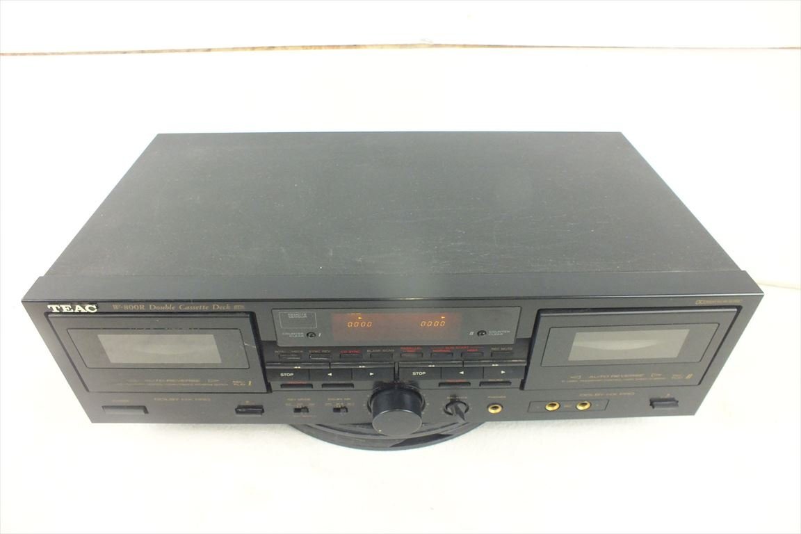 ☆ TEAC ティアック W-800R カセットデッキ 中古 現状品 240407R6033_画像1