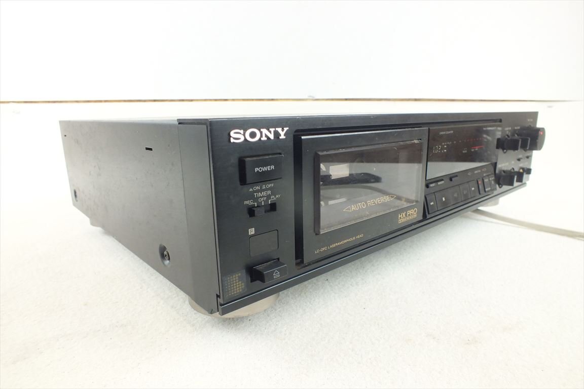 ☆SONY ソニー TC-K500R カセットデッキ 中古 現状品 240407M4206の画像3