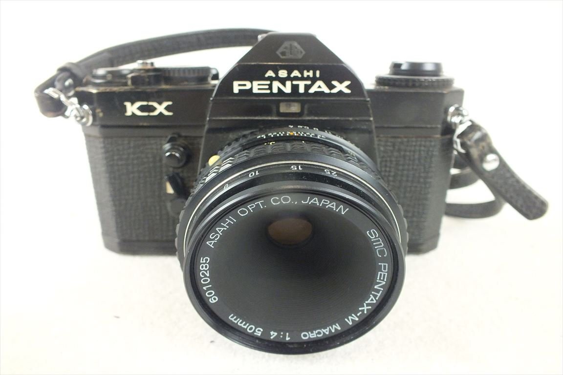 ☆ PENTAX ペンタックス KX フィルム一眼レフ SMC PENTAX-M MACRO 1:4 50mm 中古 240407A5155の画像2
