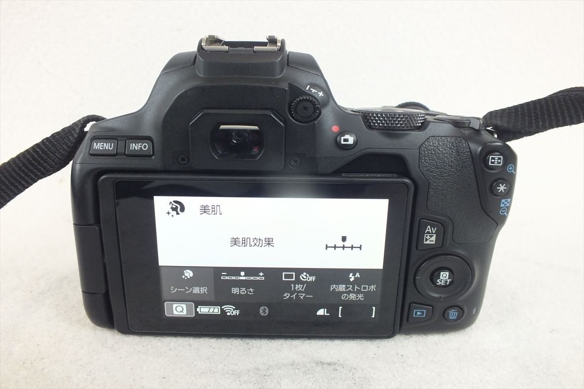 ☆ Canon キャノン EOSkiss X10 デジタル一眼レフ 18-55mm 1:4-5.6 55-250mm 1:4-5.6 中古 動作確認済み シャッター切れOK 240307B9004の画像5