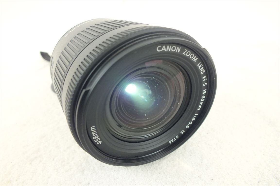 ☆ Canon キャノン EOSkiss X10 デジタル一眼レフ 18-55mm 1:4-5.6 55-250mm 1:4-5.6 中古 動作確認済み シャッター切れOK 240307B9004の画像10