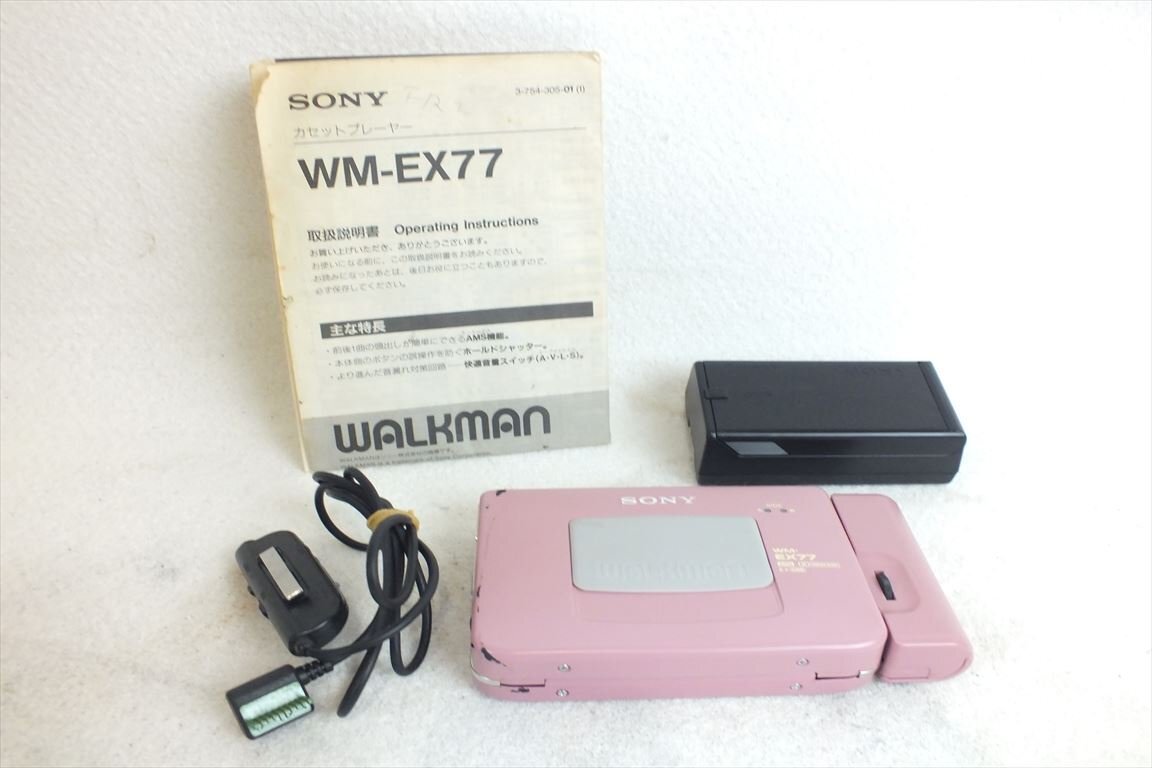 ☆SONY ソニー WM-EX77 カセットプレーヤー 中古 現状品 240307A5347の画像1