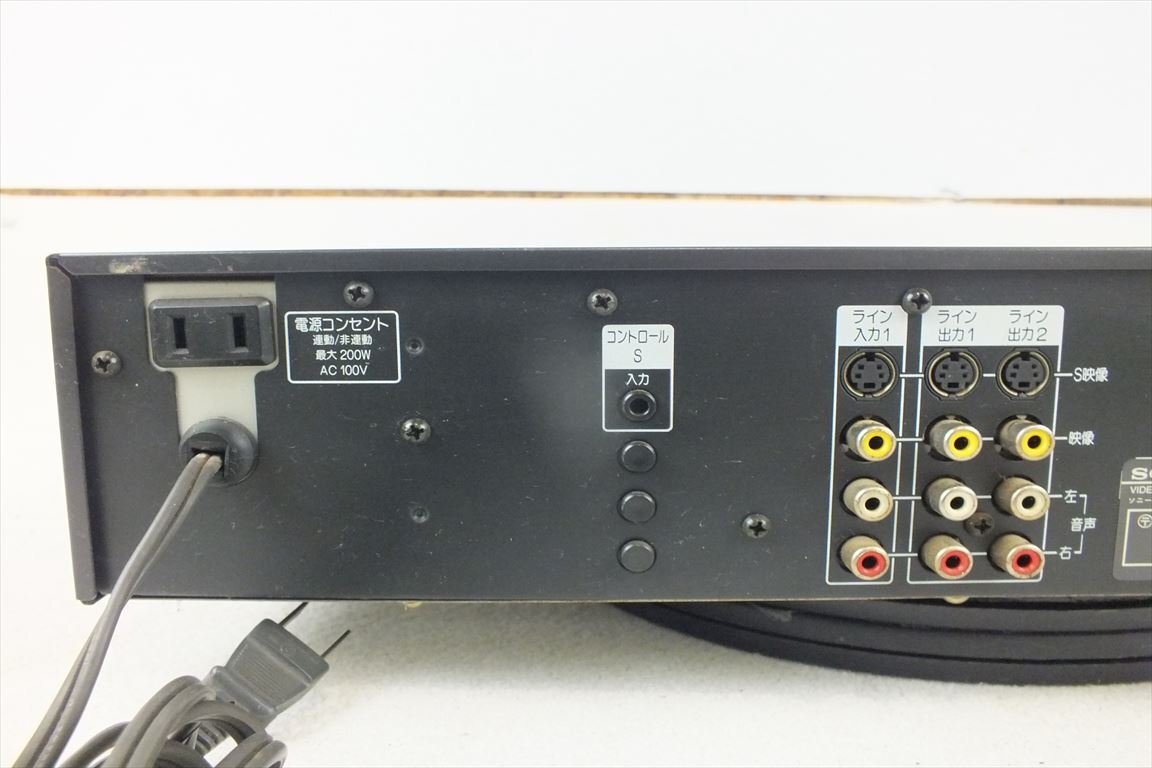 ☆SONY ソニー EV-S1500 NTSC ビデオカセットレコーダー 中古 現状品 240407M4116の画像10