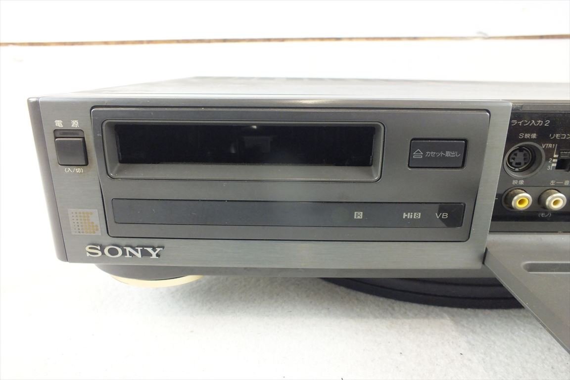 ☆SONY ソニー EV-S1500 NTSC ビデオカセットレコーダー 中古 現状品 240407M4116の画像3