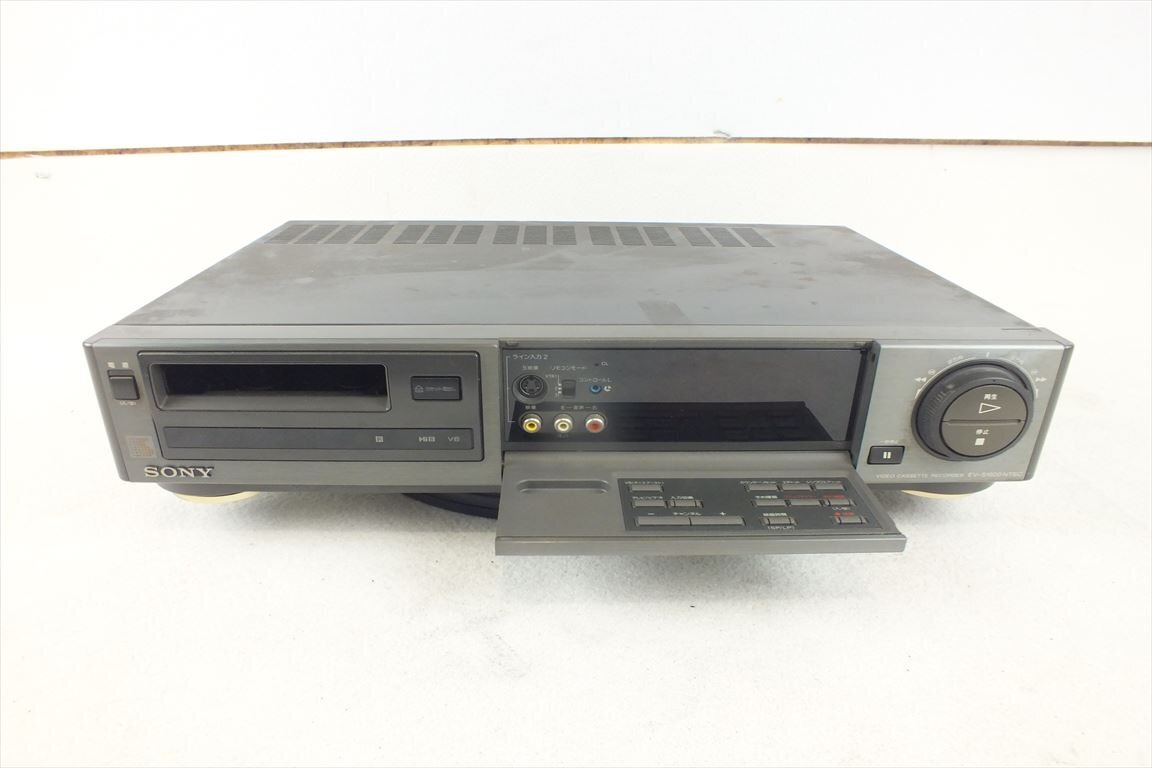 ☆SONY ソニー EV-S1500 NTSC ビデオカセットレコーダー 中古 現状品 240407M4116の画像2