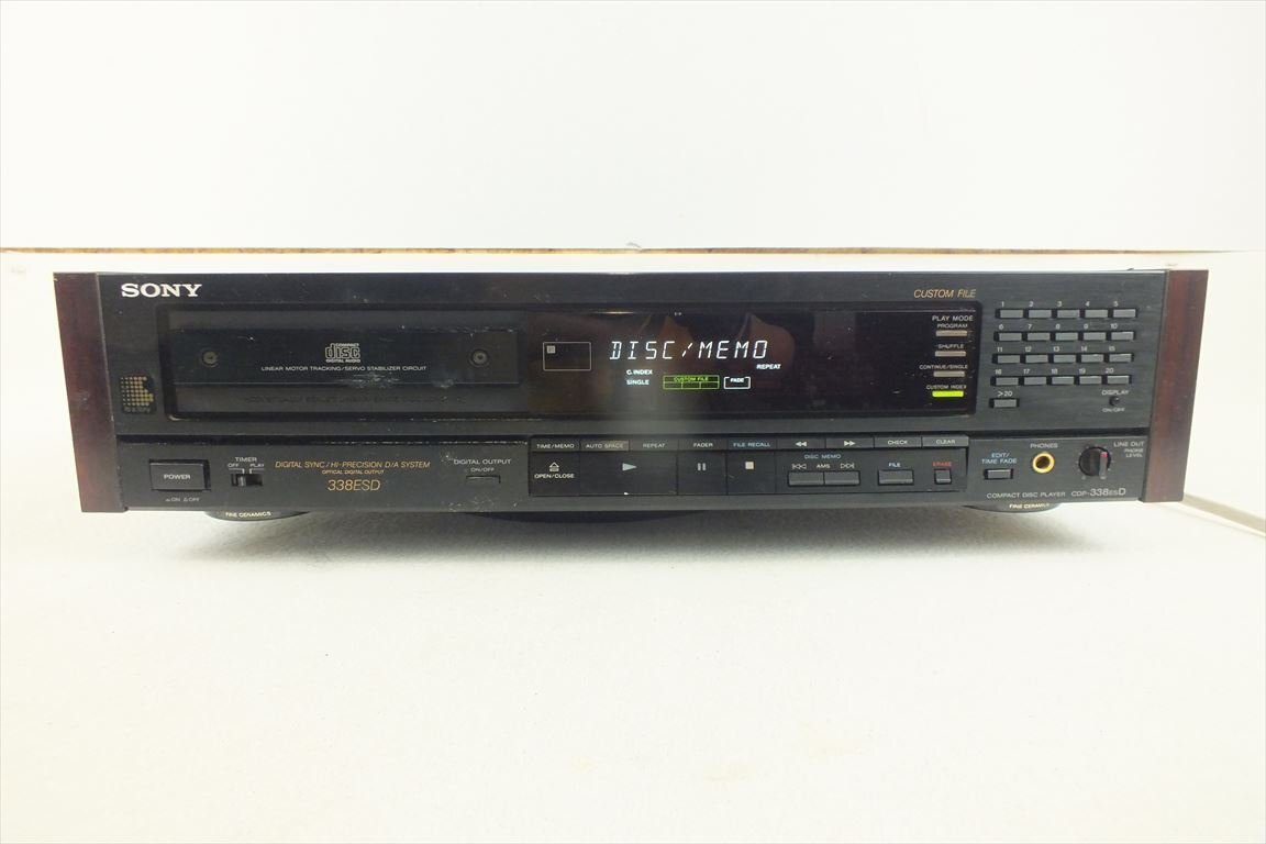 * SONY Sony CDP-338ESD CD player present condition goods used 240407A5244