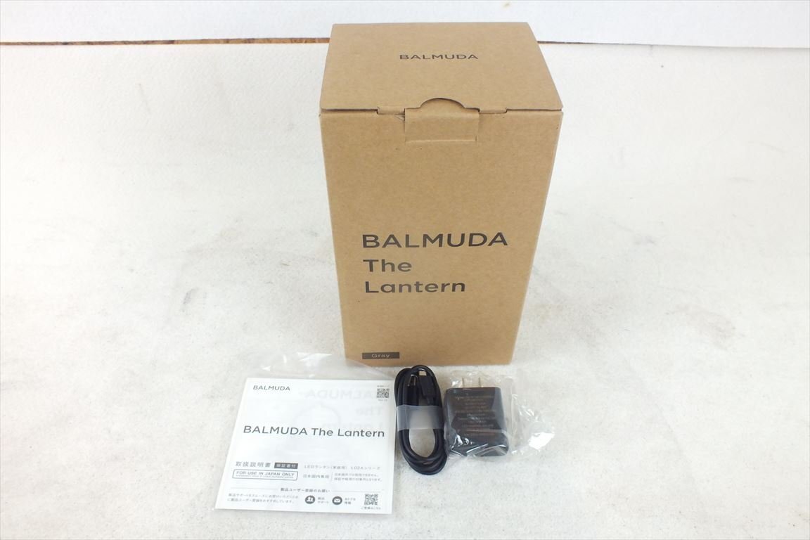 ☆ BALMUDA バルミューダ L02A-GR LEDランタン 動作確認済 中古 240407R1011の画像10