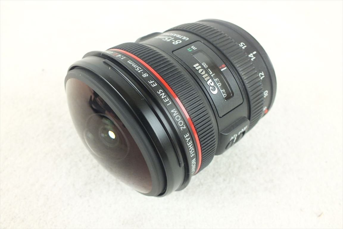 ☆ Canon キャノン レンズ EF 8-15mm 1:4 L USM 中古 240407R1053の画像2