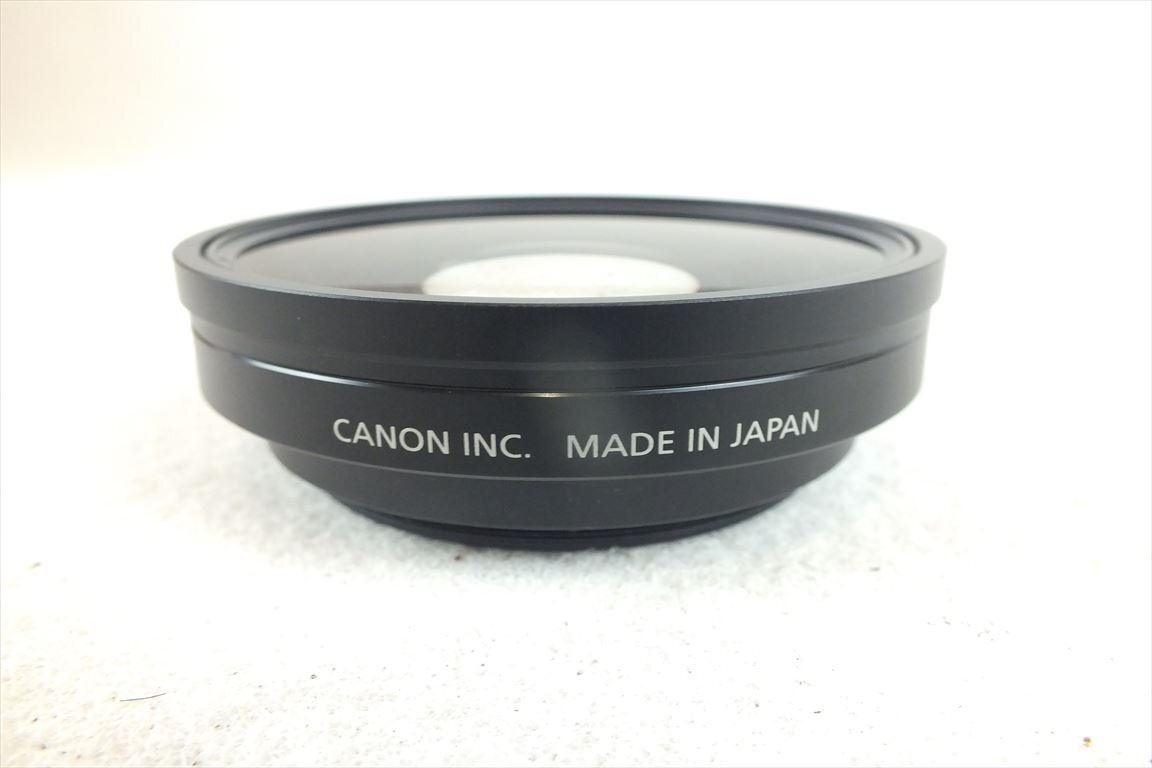 * Canon Canon WA-H58 0.75× wide Attachment used 240407R1090