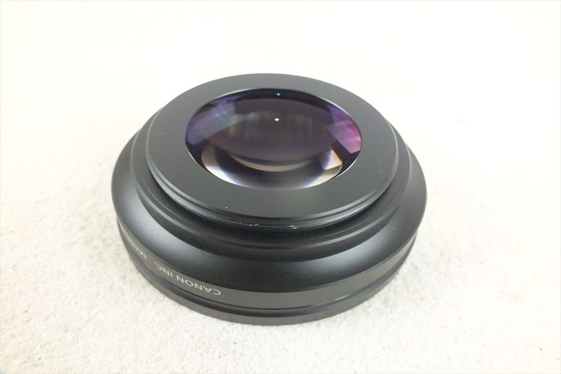 * Canon Canon WA-H58 0.75× wide Attachment used 240407R1090