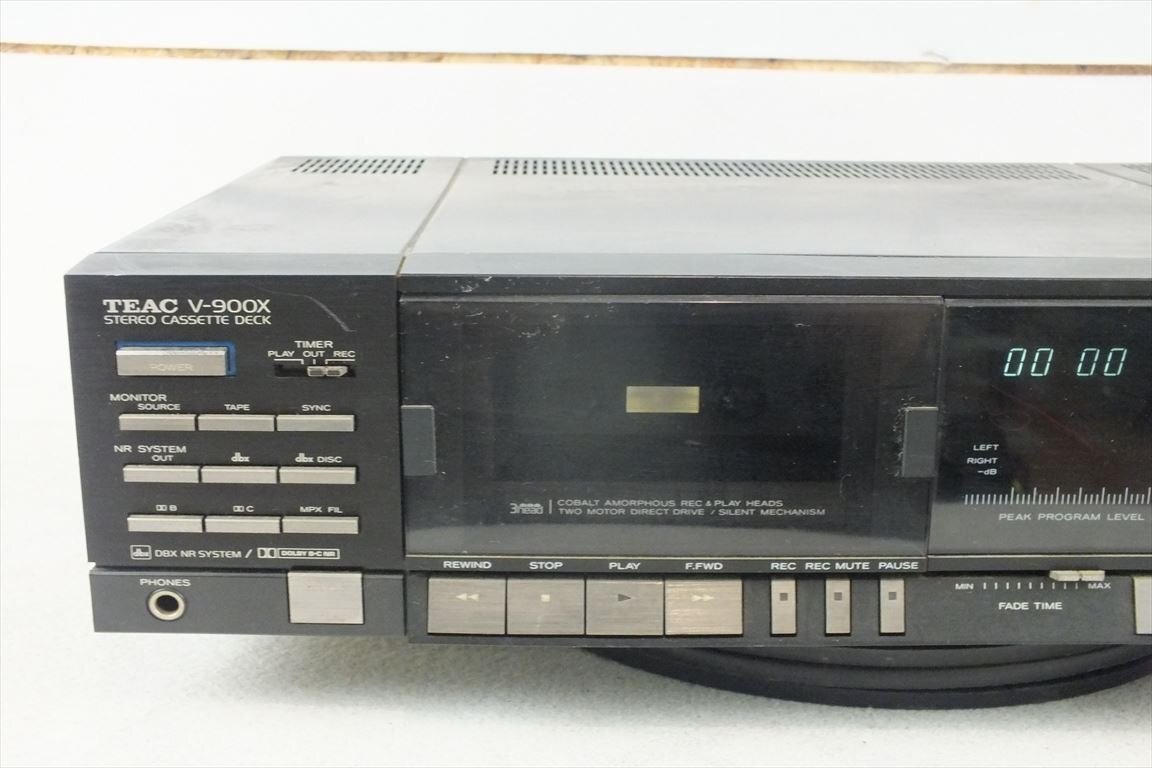 ☆ TEAC ティアック V-900X カセットデッキ 中古 現状品 240407A5260Aの画像3