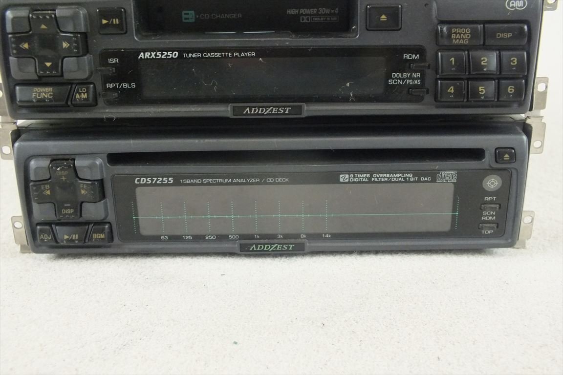 * ADDZEST CDS7255 ARX5250 car stereo used present condition goods 240407M4517