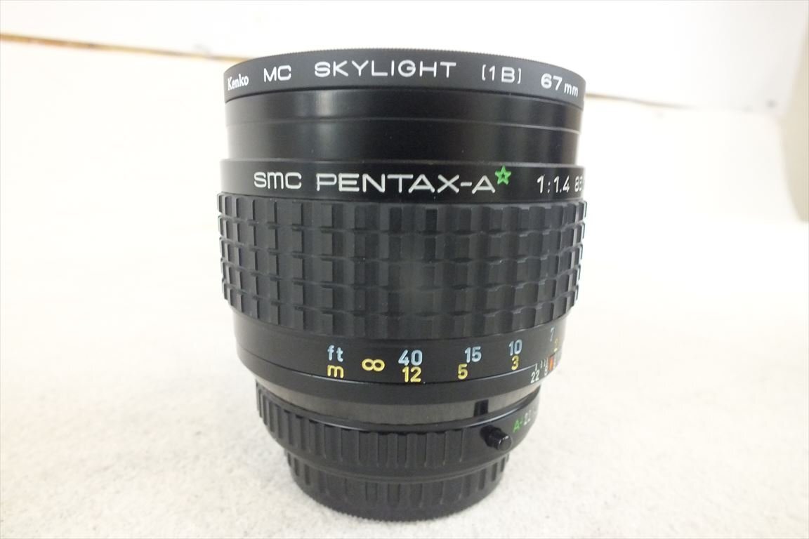 ☆ PENTAX ペンタックス A☆ 1.4 85mm レンズ 中古 現状品 240307B9035の画像6