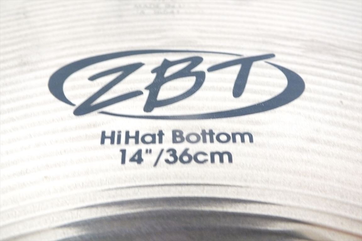 ☆ Zildjian ジルジャン ZBT HiHat Bottorm ハイハットシンバル 中古 現状品 240407Y3140_画像2