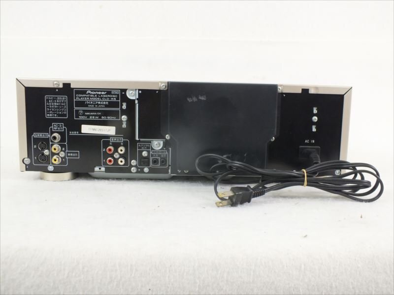 ♪ PIONEER パイオニア CLD-R5 LDプレーヤー 中古 現状品 240311H2122の画像6