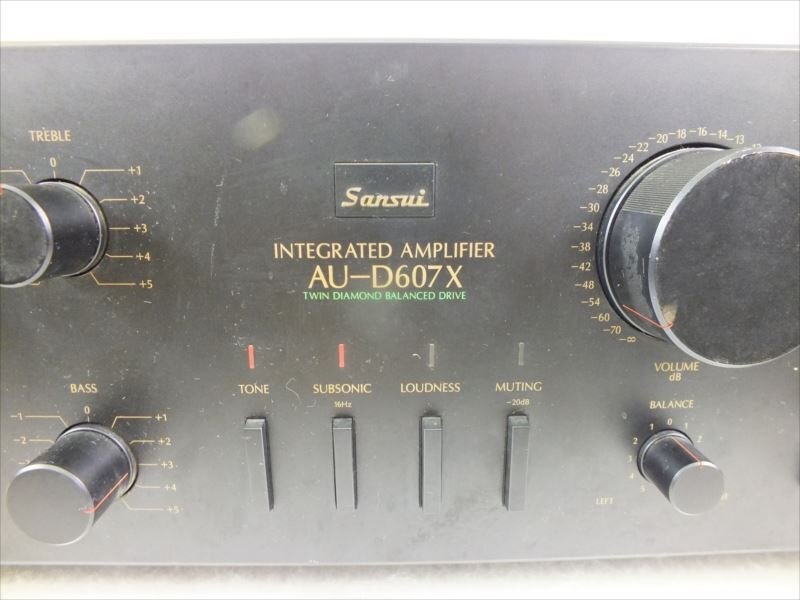 ♪ SANSUI サンスイ AU-D607X アンプ 中古 現状品 240411H2310