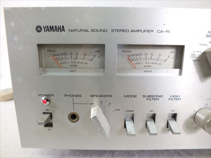 ♪ YAMAHA ヤマハ CA-RI アンプ 中古 現状品 240411E3028の画像4