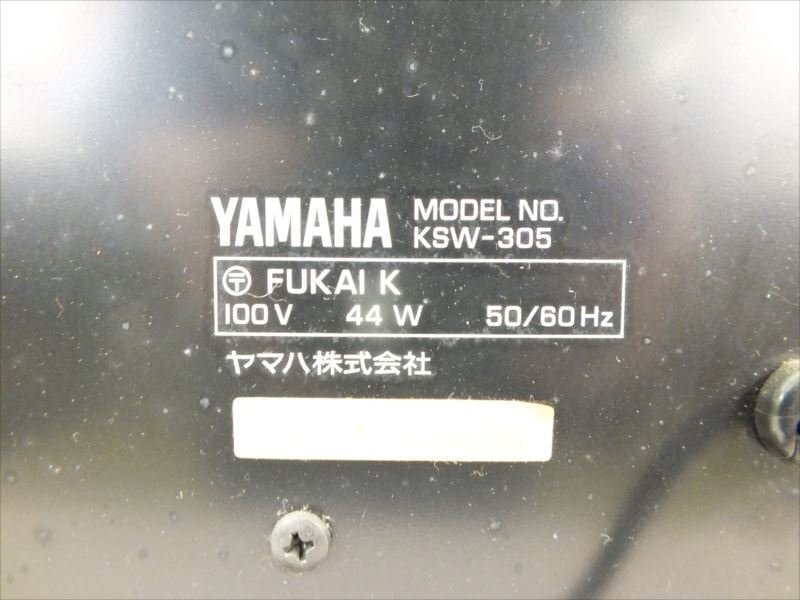 ! YAMAHA Yamaha KSW-305 сабвуфер б/у текущее состояние товар 240411E3033