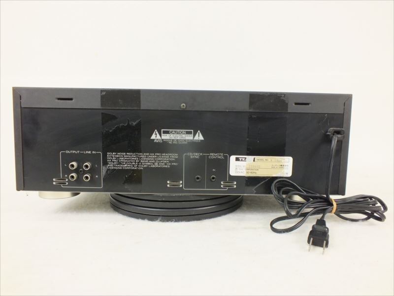 ♪ TEAC ティアック W-585R カセットデッキ 中古 現状品 240411E3134_画像10