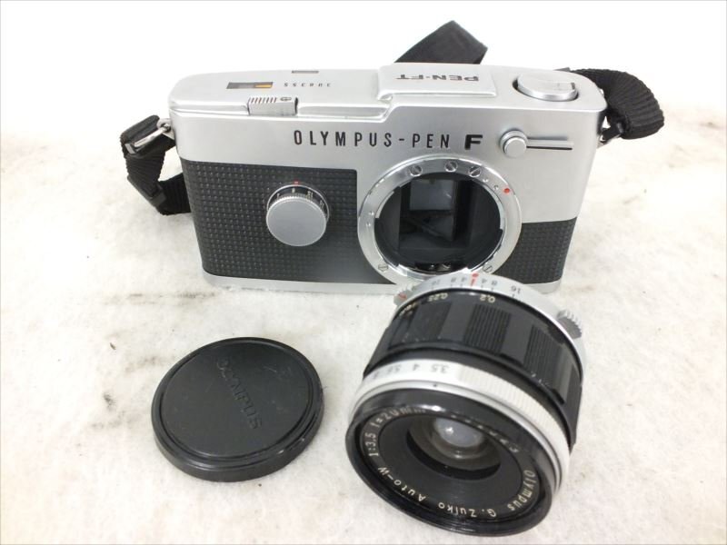 ♪ OLYMPUS オリンパス PEN-FT レンジファインダー 3.5 20mm フィルムカメラ 現状品 中古 240409G3184の画像1