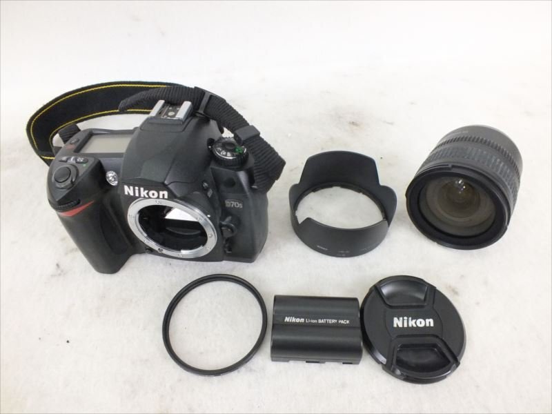 ♪ Nikon ニコン D70S デジタル一眼レフカメラ AF-S NIKKOR 18-70mm 1:3.5-4.5G ED 現状品 中古 240409M5257の画像1