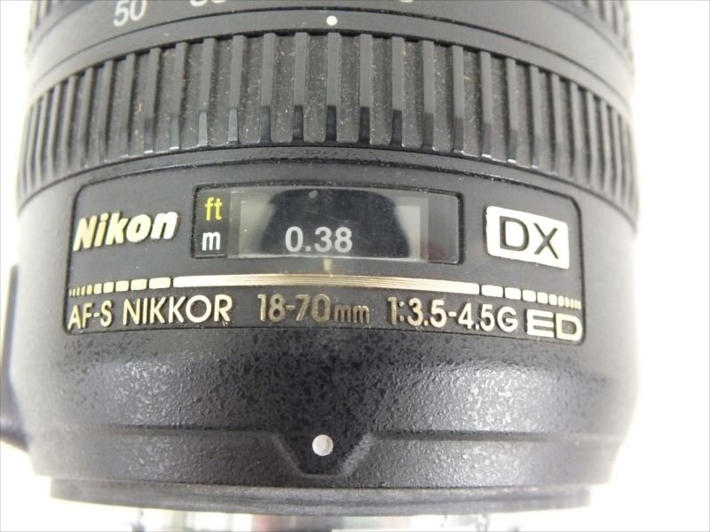 ♪ Nikon ニコン AF-S NIKKOR 18-70mm 1:3.5-4.5 G ED レンズ 現状品 中古 240411Y7040の画像4