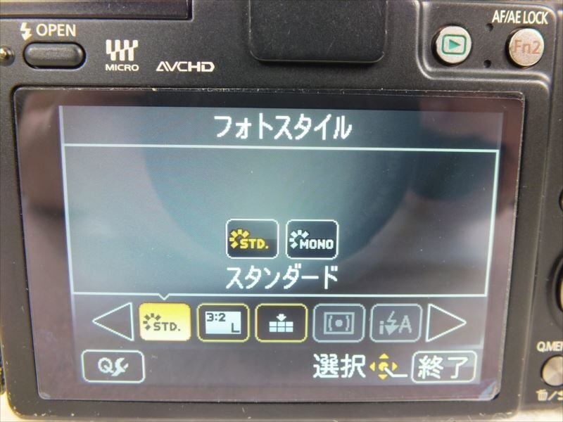 ♪ Panasonic パナソニック DMC-GX1 ミラーレス一眼レフ 1:1.7/20 中古 現状品 240411H2002の画像5