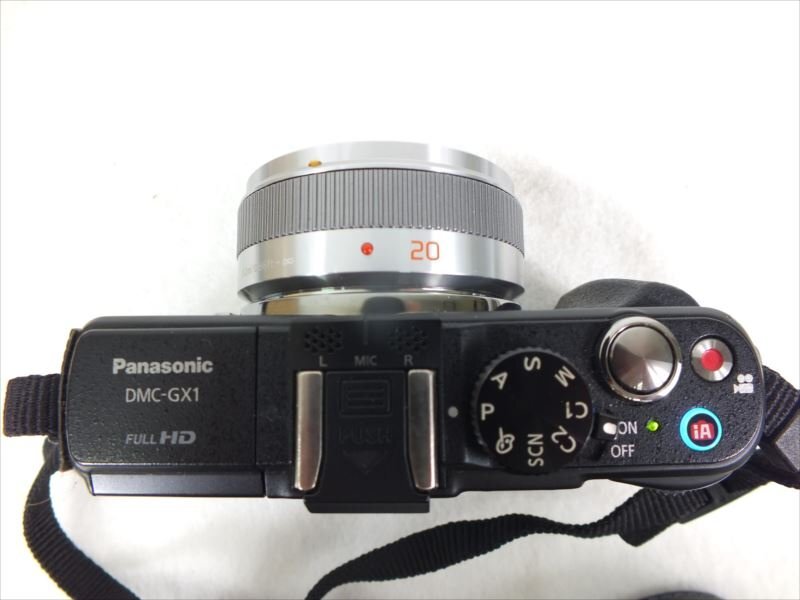 ♪ Panasonic パナソニック DMC-GX1 ミラーレス一眼レフ 1:1.7/20 中古 現状品 240411H2002の画像4