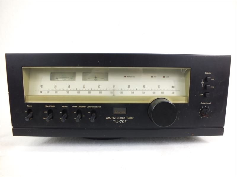 ♪ SANSUI サンスイ TU-707 チューナー 中古 現状品 240411E3532の画像3