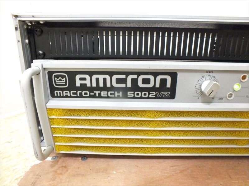 ! Amcronamk long MACRO-TECH 5002VZ усилитель б/у текущее состояние товар 240411Y7378