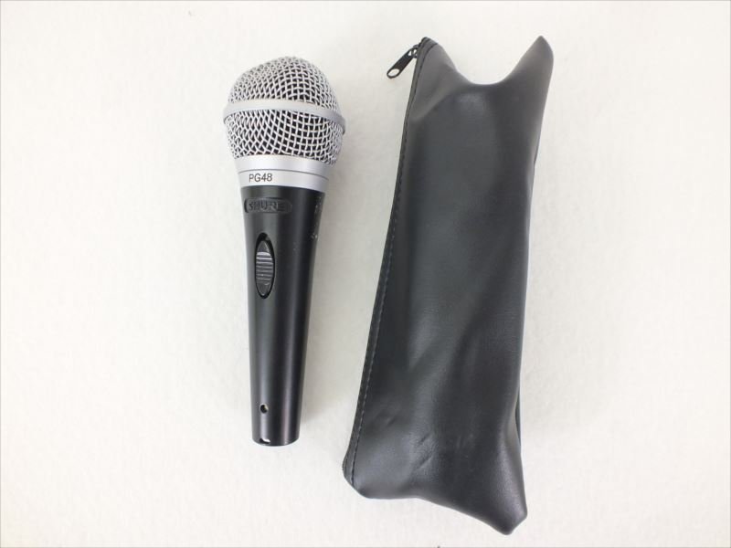 ♪ SHURE シュアー PG48 マイク 中古 現状品 240211Y7031の画像1