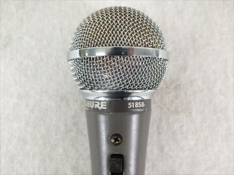 ♪ SHURE シュアー 518SB マイク 中古 現状品 240311H2217の画像2