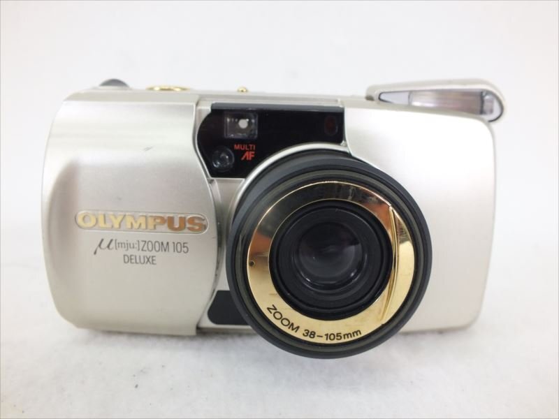 ♪ OLYMPUS オリンパス μ zoom105 DELUXE コンパクトカメラ フィルムカメラ 中古 240411A1007の画像3